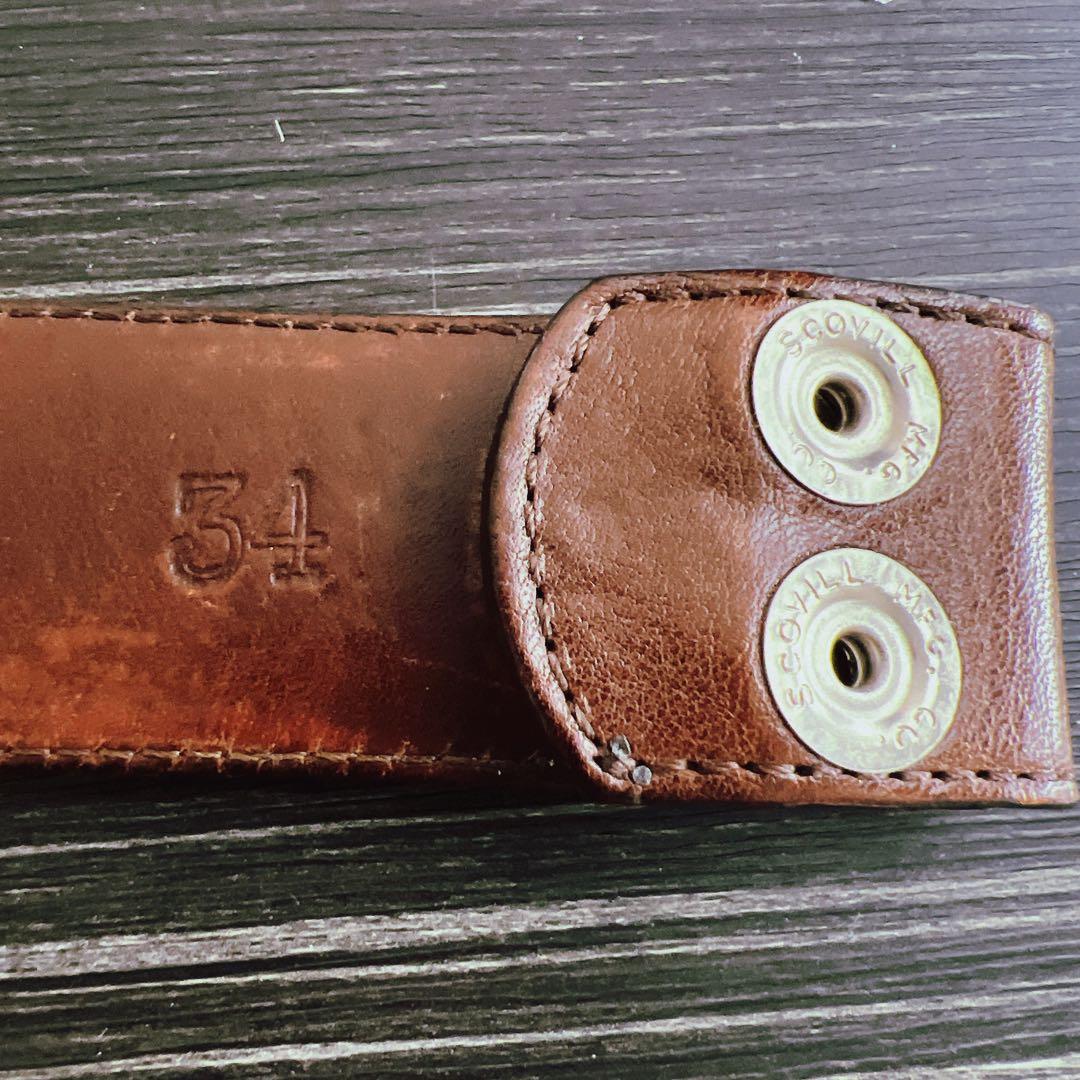 Y クロムハーツ レザーベルト 黒・白・茶