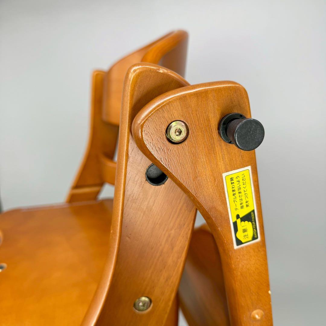 大和屋　すくすくチェアプラス　テーブル付き　YAMATOYA ブラウン