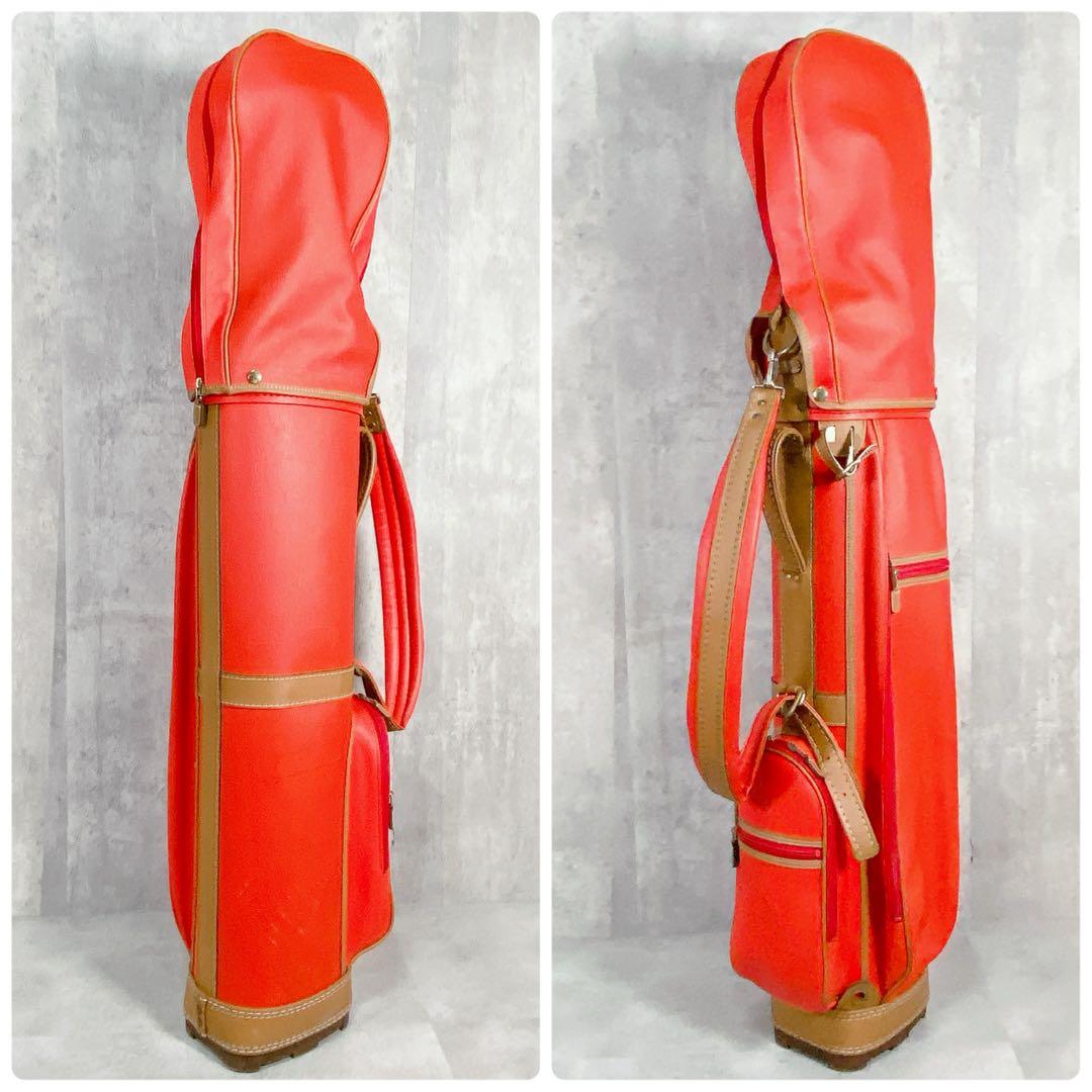 V897 ゴルフクラブ レディース セット 格安 赤 パーシモン 練習 女子