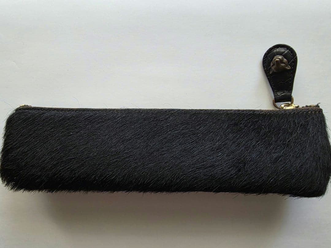 ロサルガ　クロコダイル x ハラコ　ペンケース