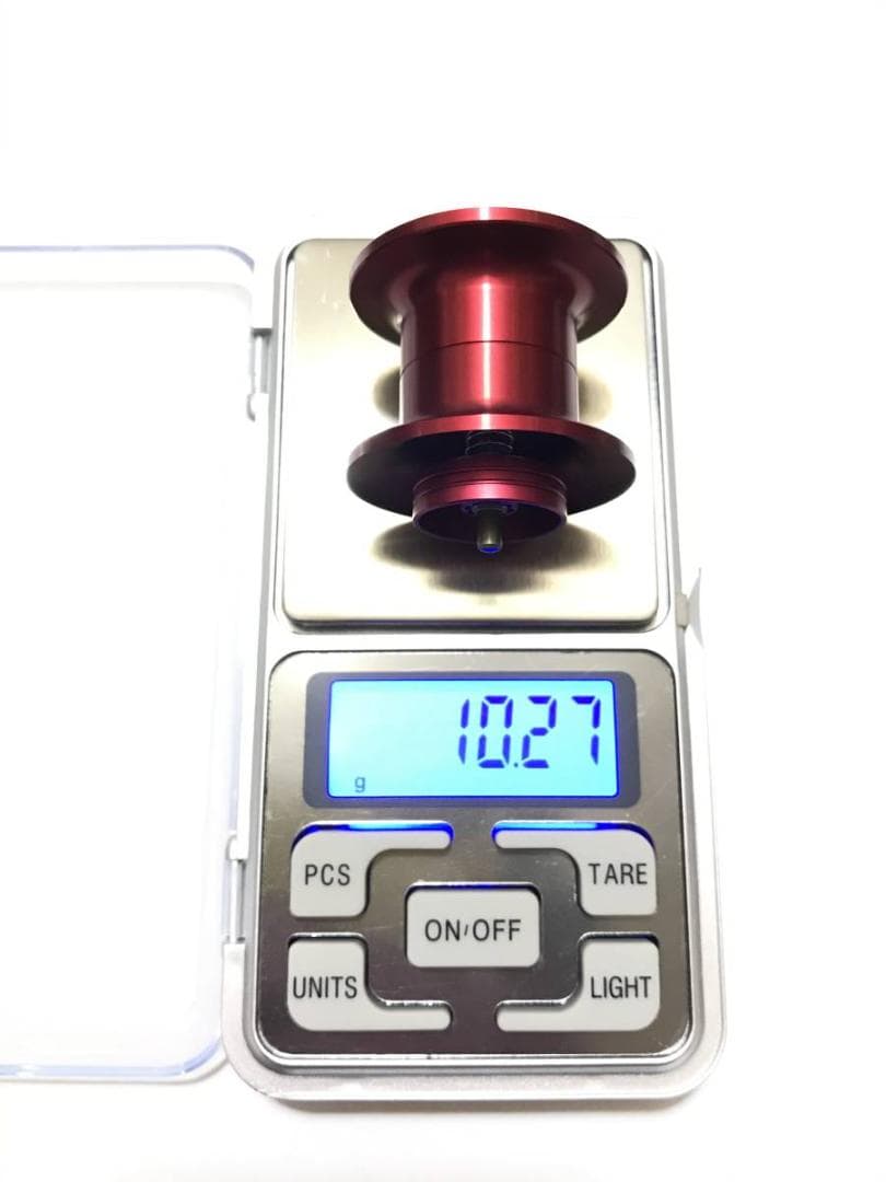 34mm フィネススプール 約10.3g 深溝 レッド スティーズ ジリオン等