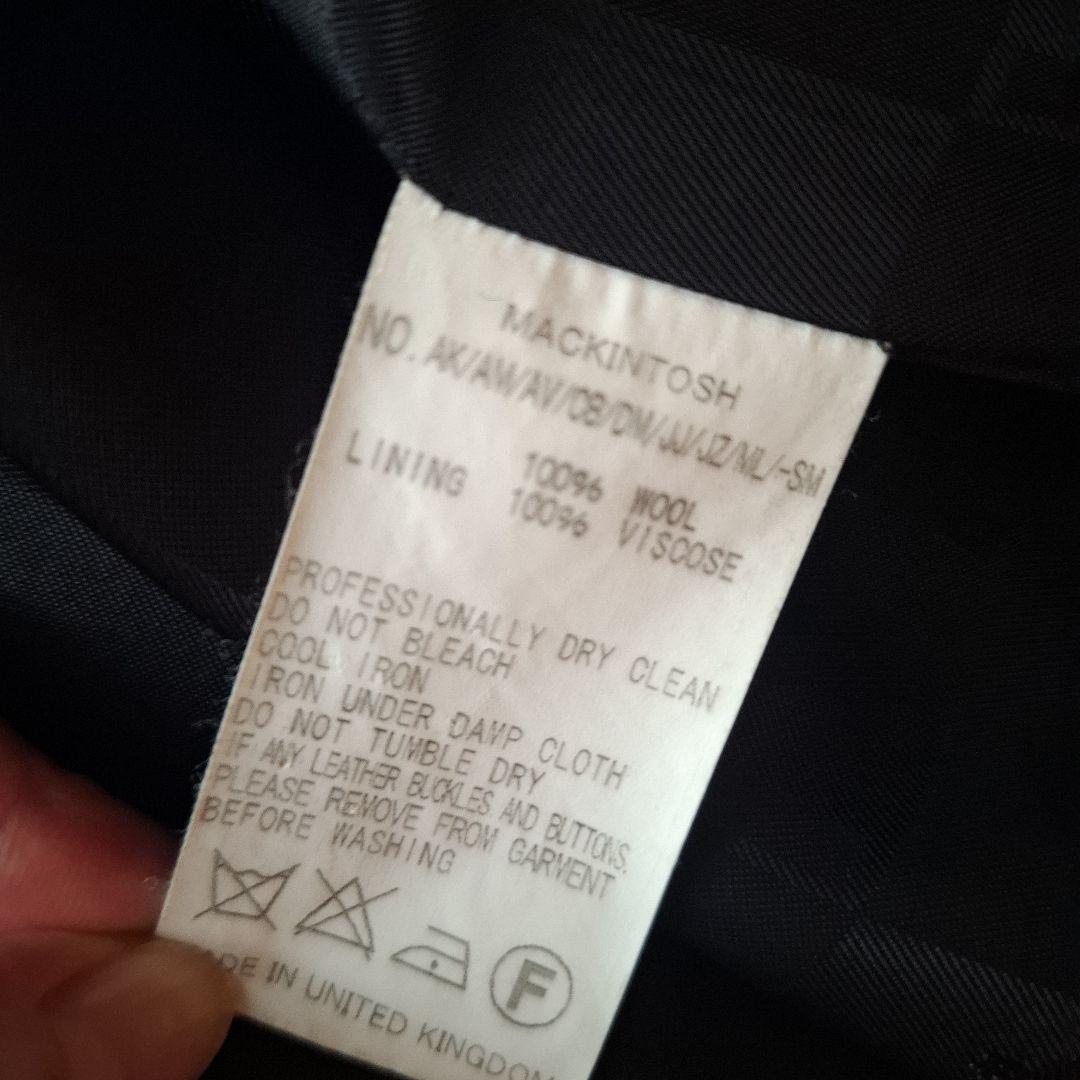 マッキントッシュ　ウールコート　フード取り外し　チェスターコート