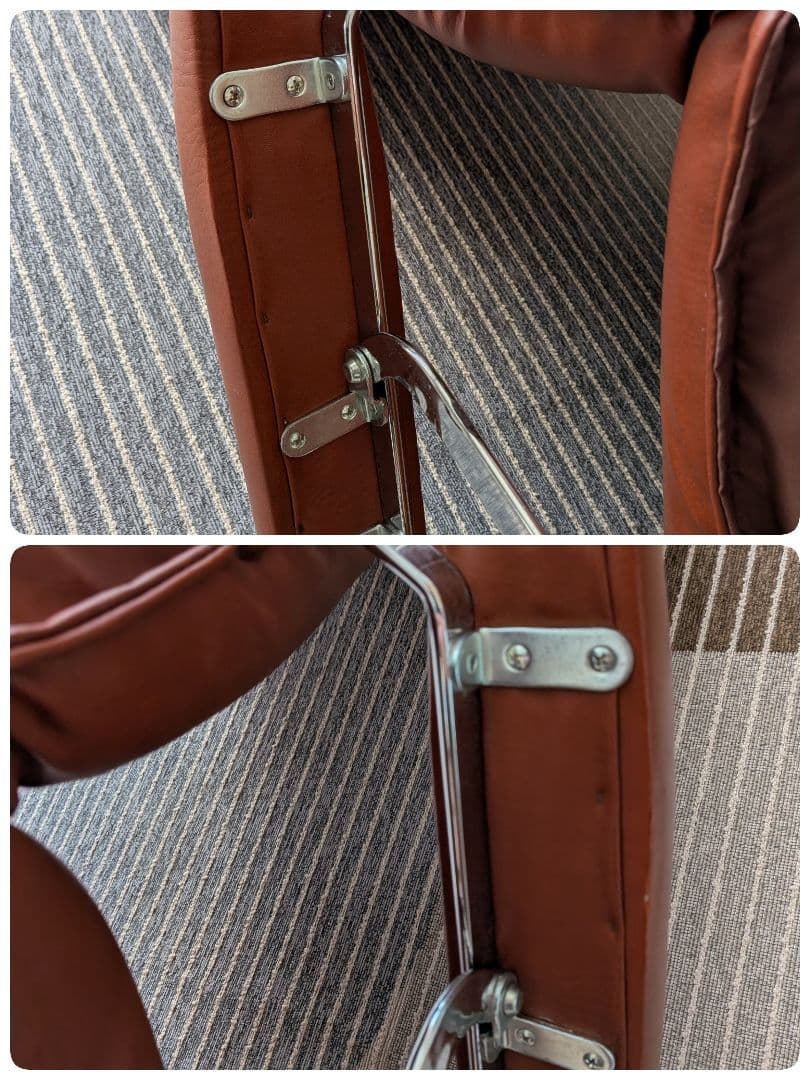 光製作所　リクライニングチェア　折りたたみ脚付き【美品】