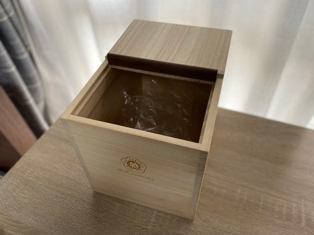 増田桐箱店 桐 米びつ 約5kg 未使用 80周年記念 + 桐の升 8cm角