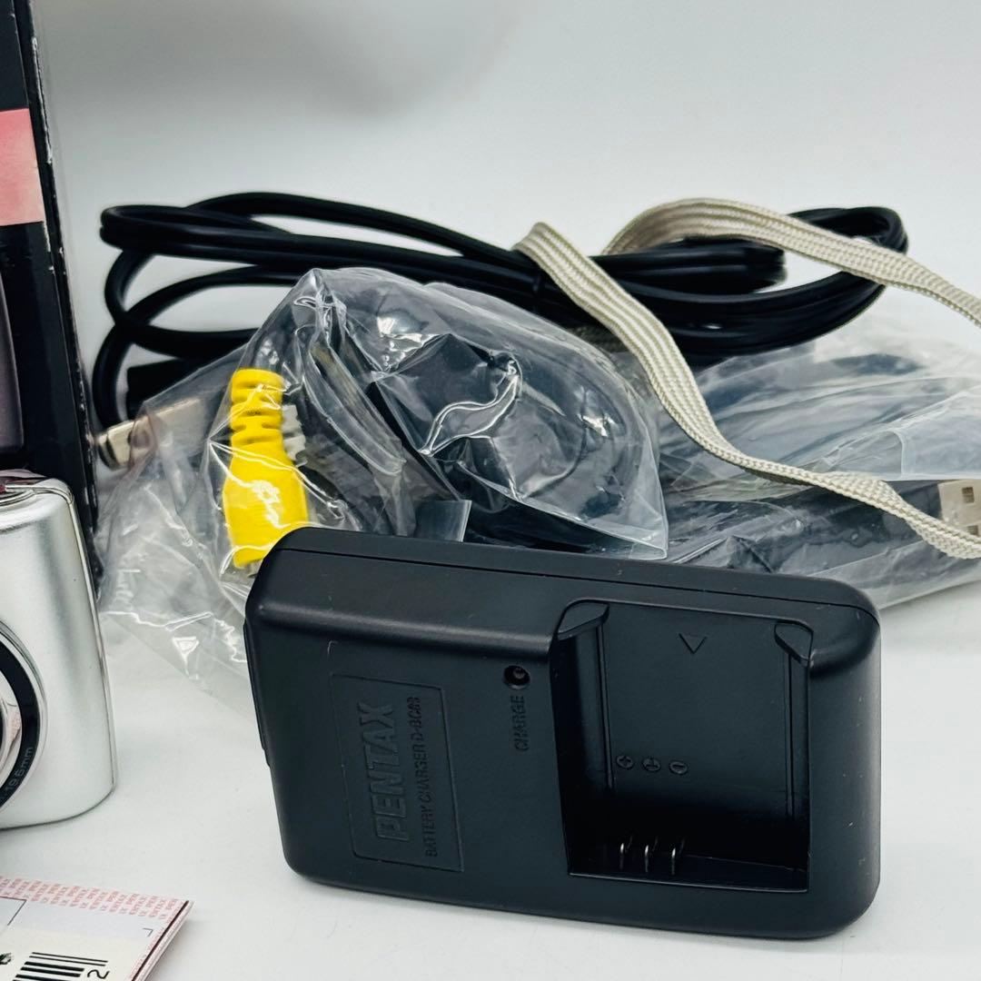 【極美品・箱付き】PENTAX Optio P70 シルバー 付属品充実