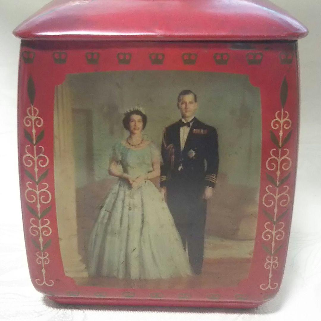 エリザベス女王 結婚記念品 クッキージャー 希少