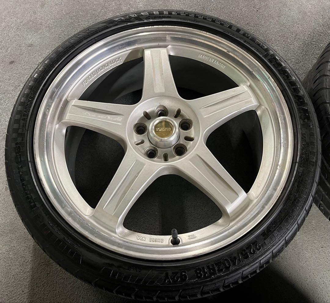 RAYS TRD　スポーツT3　18インチタイヤホイール4本5H PCD100