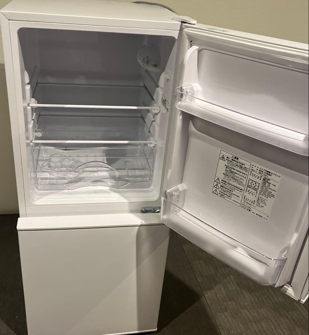 福岡ひとり暮らしニトリ 2021年Nグラシア 2ドア　冷蔵庫 NTR-106WH