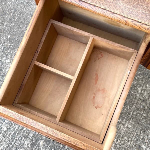 ジャパンビンテージ　天然木ドレッサー　オーク材　Najico　ナジコ　鏡台