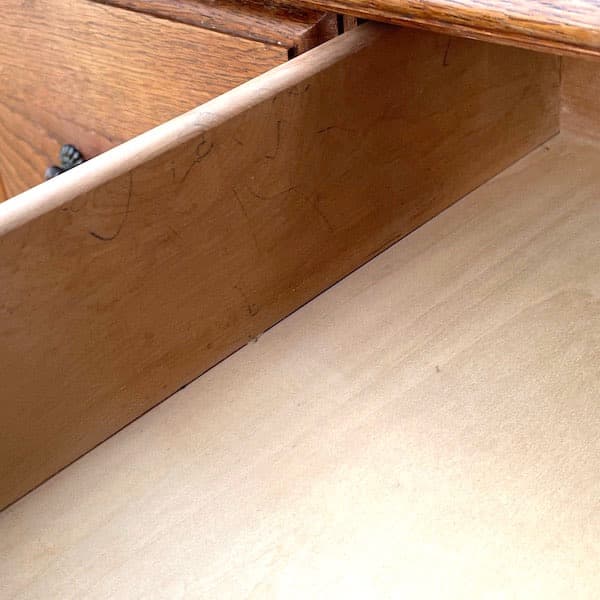 ジャパンビンテージ　天然木ドレッサー　オーク材　Najico　ナジコ　鏡台