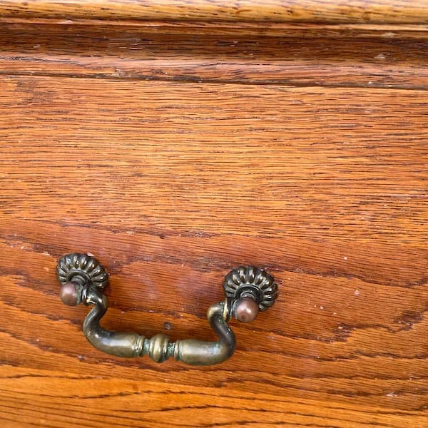 ジャパンビンテージ　天然木ドレッサー　オーク材　Najico　ナジコ　鏡台