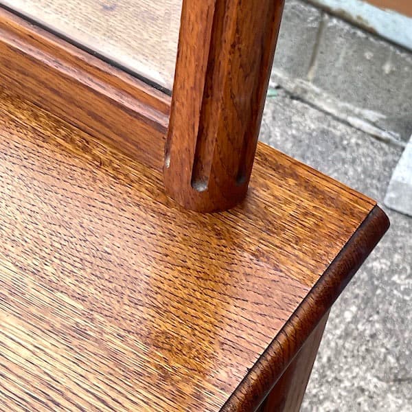 ジャパンビンテージ　天然木ドレッサー　オーク材　Najico　ナジコ　鏡台