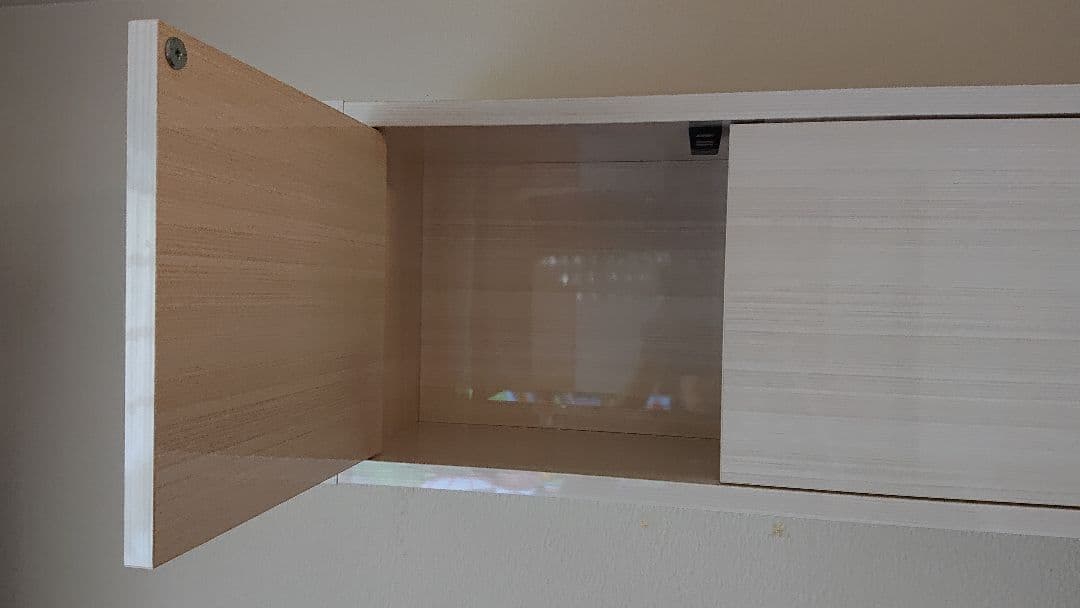 壁掛け 収納 棚 ウォールラック 扉付き