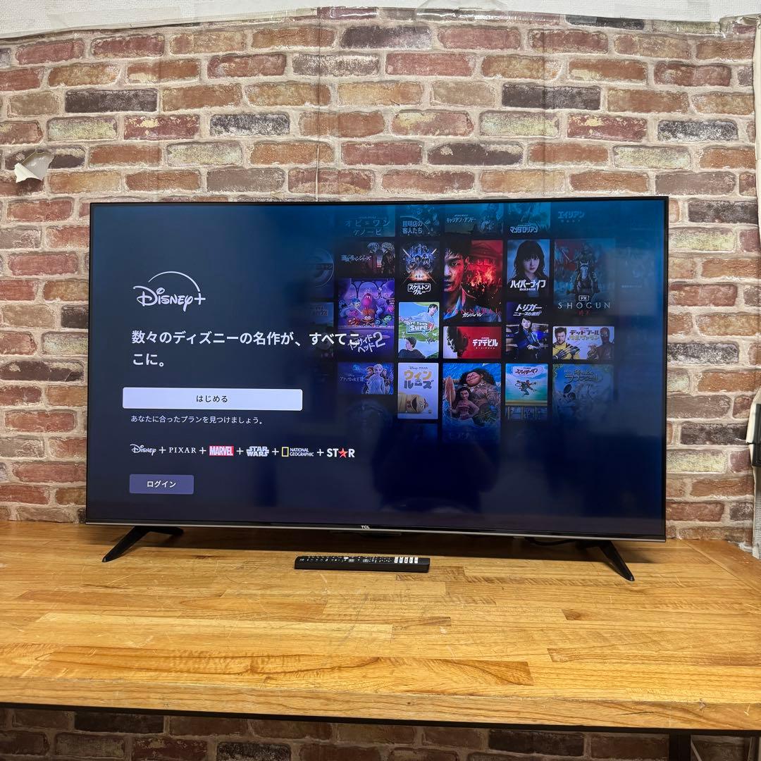 2023年製！ TCL 50V型 4K 液晶テレビ スマートテレビ 50P747