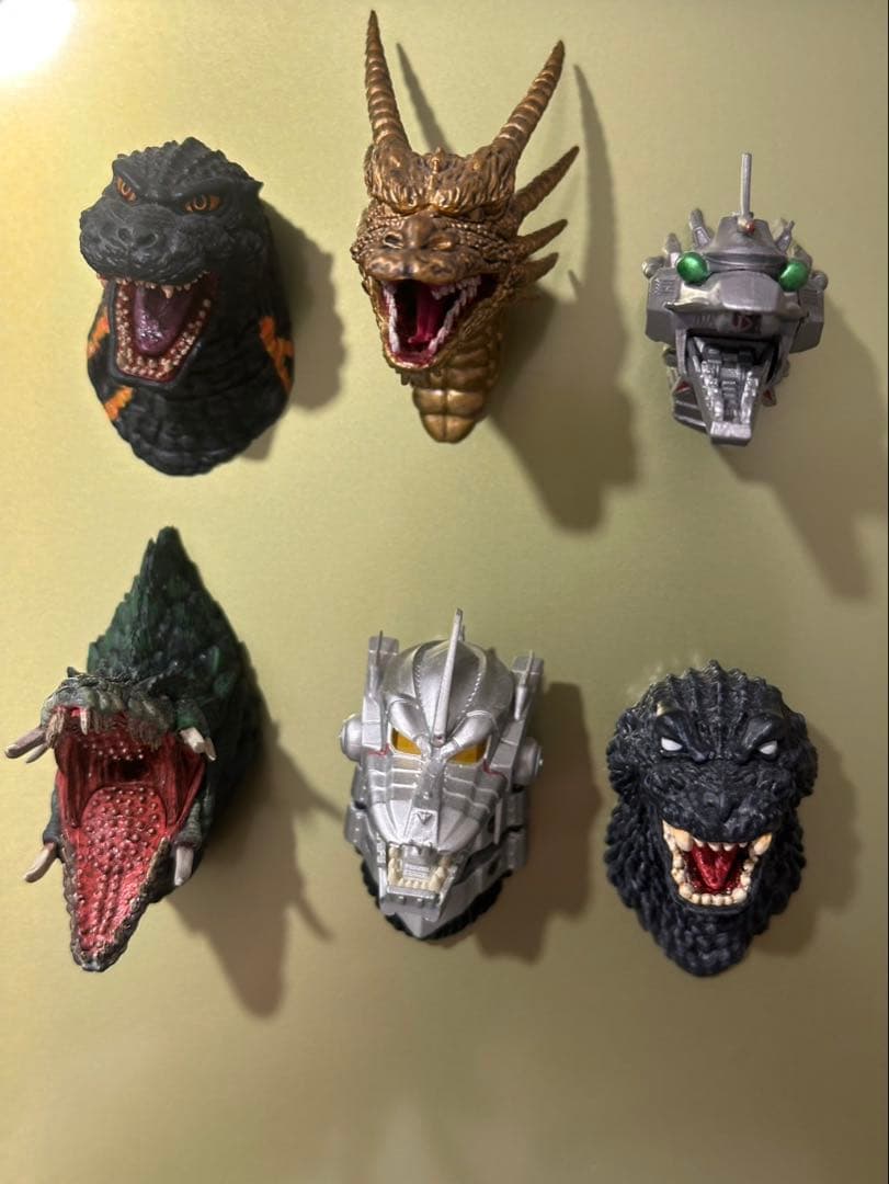 一番くじ ゴジラ モンスターヘッドマグネット フルコンプ　セット