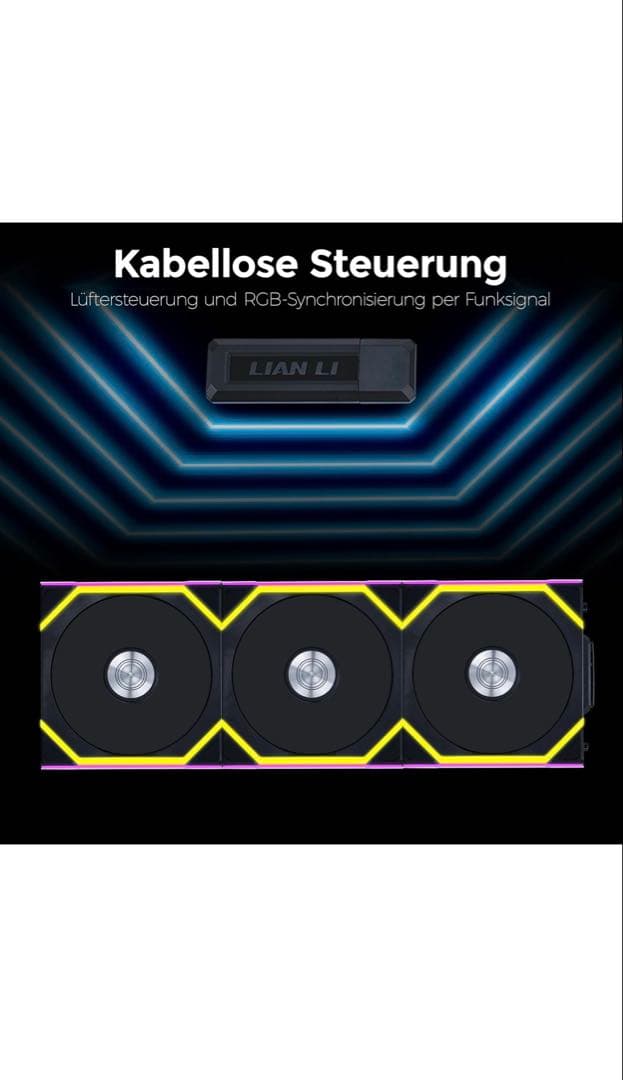 Lian Li UNI FAN RS SL Wireless 120 3ファン