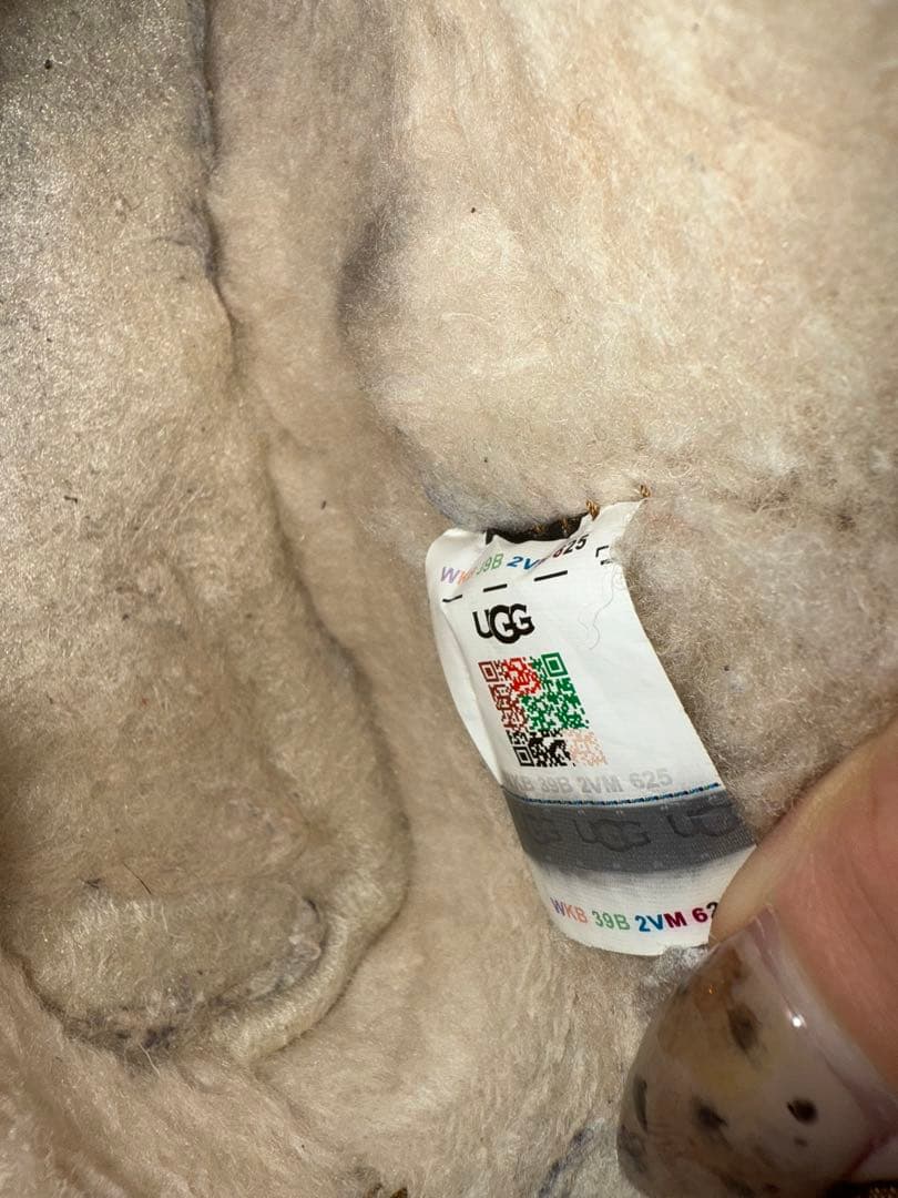 UGG 厚底 ムートンブーツ ショート ブラウン 25cm