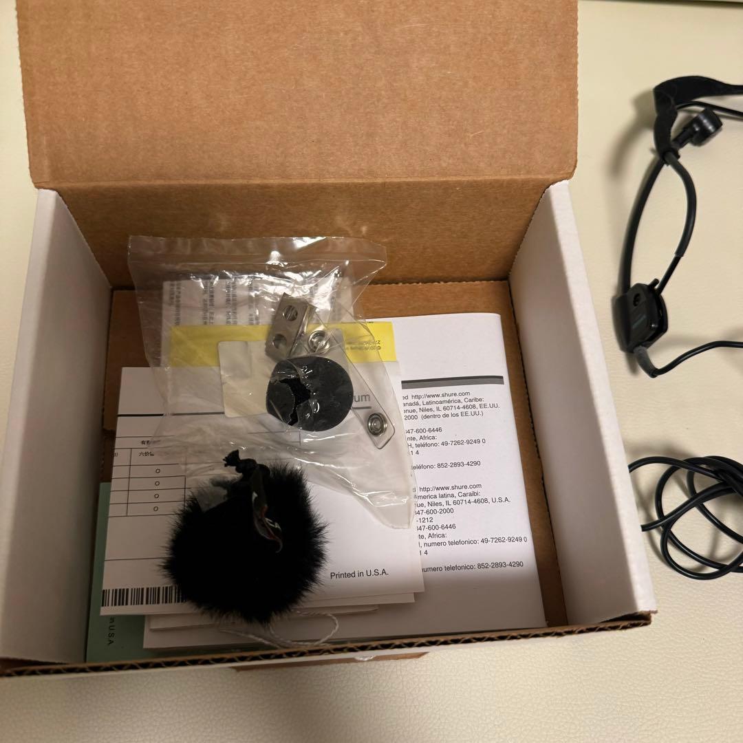 SHURE 有線ヘッドセット ウィンドシールド付き WH20XLR