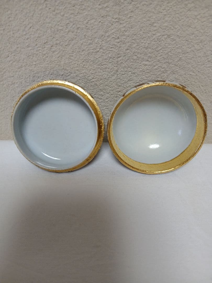 人間国宝　加藤卓男作「ラスター彩胡姫文香合」