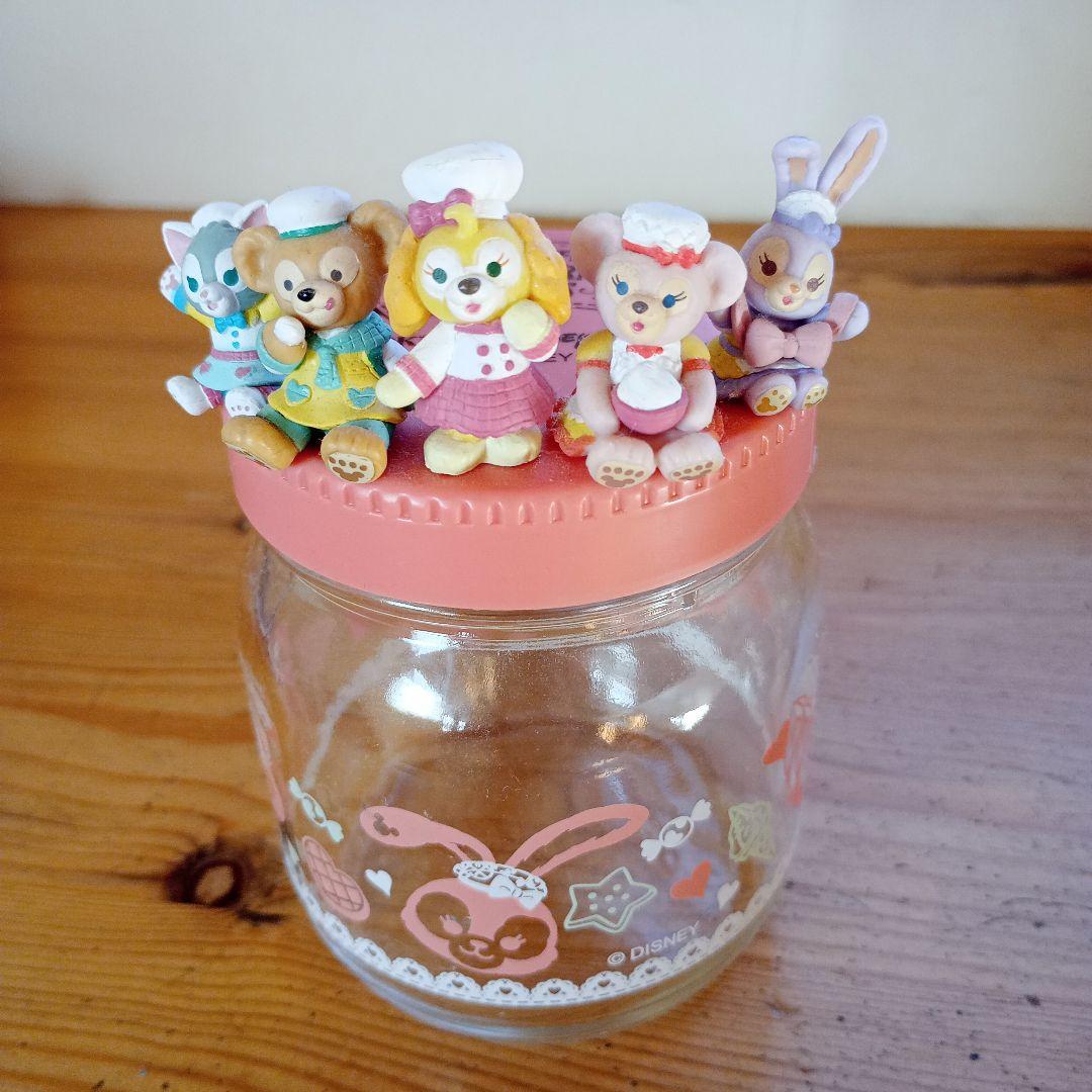 ダッフィーフレンズ 紅茶 フィギュアつき ガラス瓶 7個セット