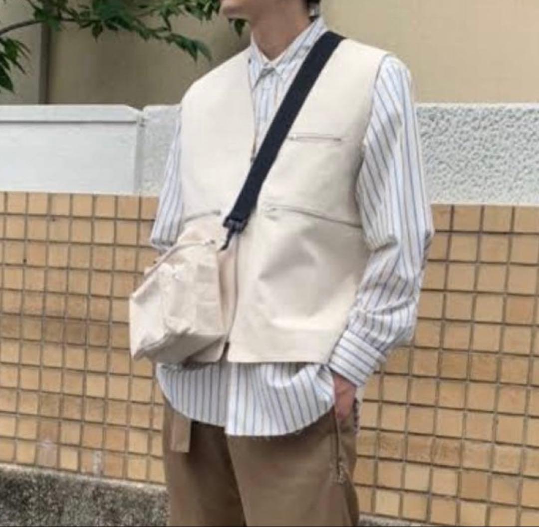 CAMIEL FORTGENS Camera Bag 白 キャンバス サコッシュ