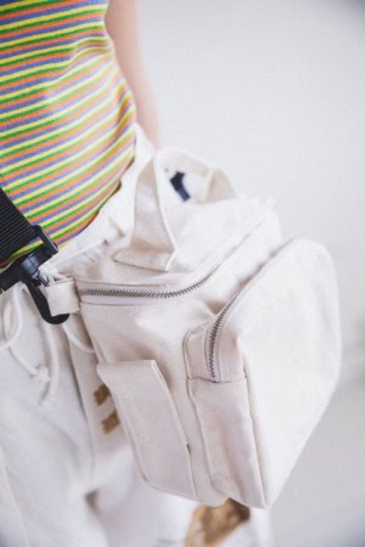 CAMIEL FORTGENS Camera Bag 白 キャンバス サコッシュ