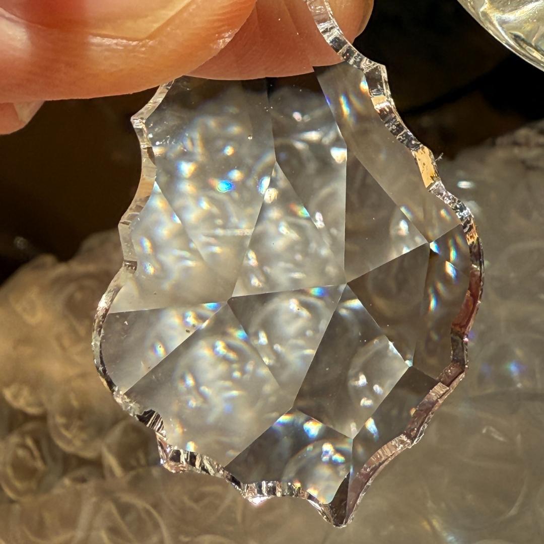 ペンちゃん　2台セット　スワロフスキー クリスタル シャンデリア