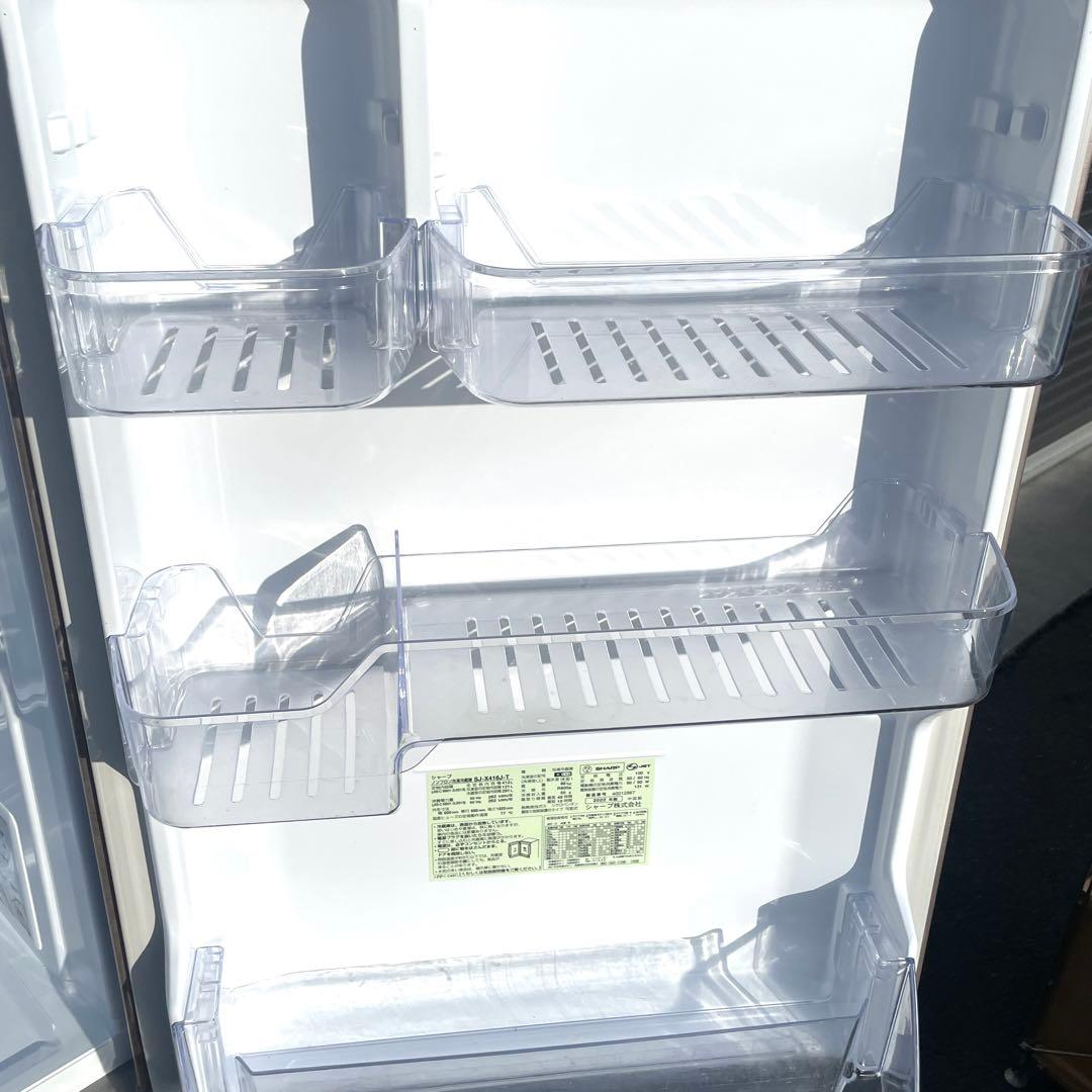 【配送設置無料】SHARP 冷蔵庫 SJ-X416J 412L どっちもドア