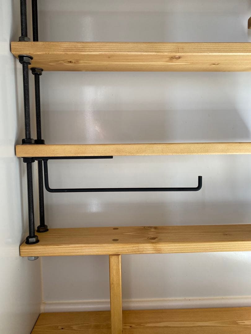 地震でもない突っ張れるキッチンラックCentral☆☆窓枠インテリア☆