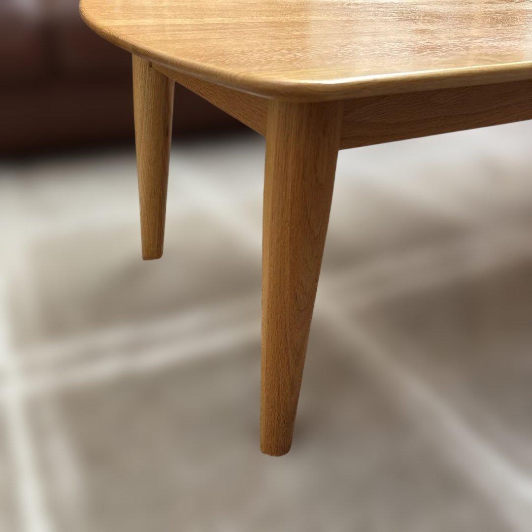 大塚家具 天然木 無垢材 ダイニングテーブル センターテーブル レッドオーク