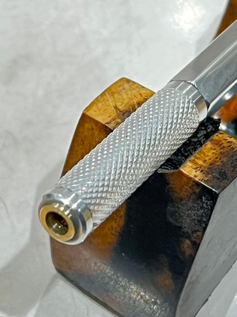 r*u様 pg5 六角軸　フルアルミ　グリップローレット加工