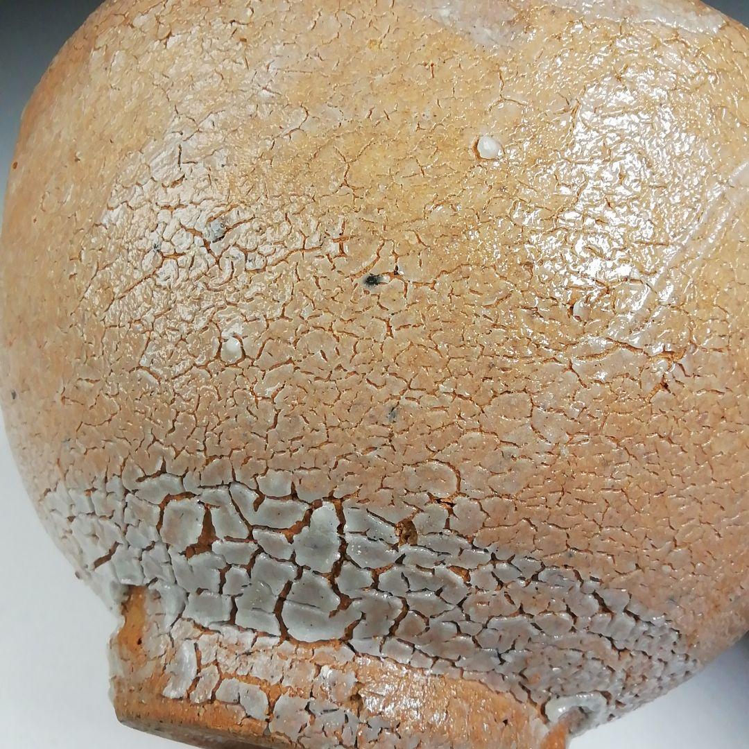 Ｔ７０２　茶碗　『唐津茶碗』『鏡山窯　井上東也 作』　共箱　抹茶碗　茶道具