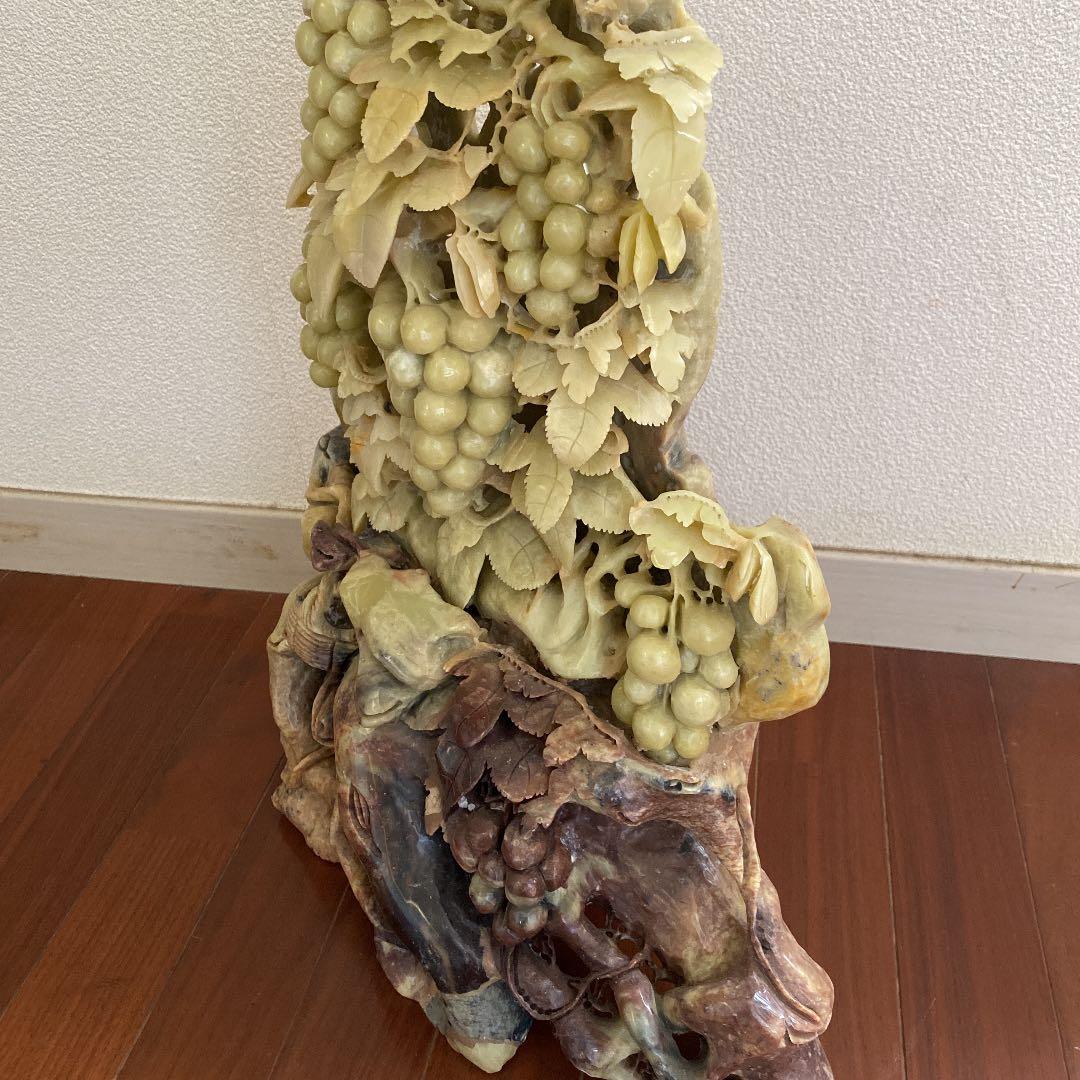 高級置物青田石