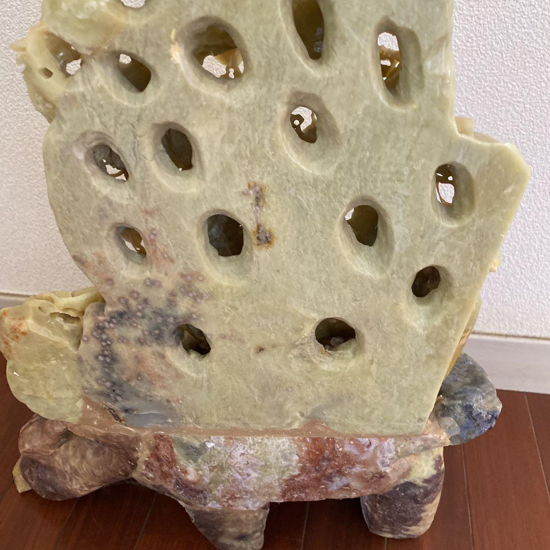 高級置物青田石