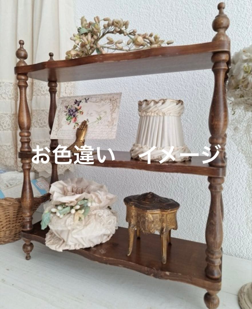 フランスアンティークヴィンテージ♡布ランプシェード2点セット