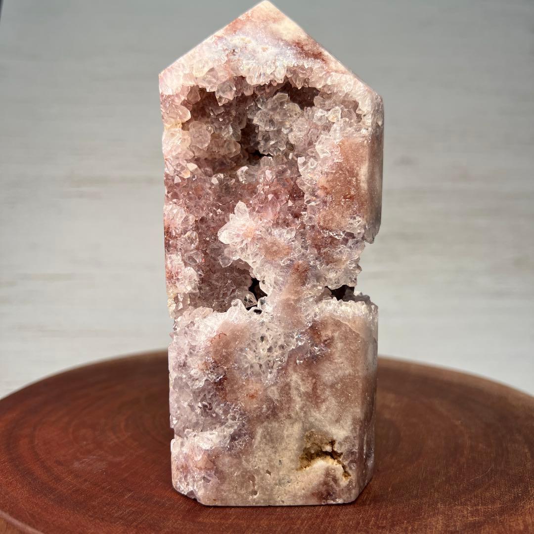 天然石　ピンクアメジスト　タワー