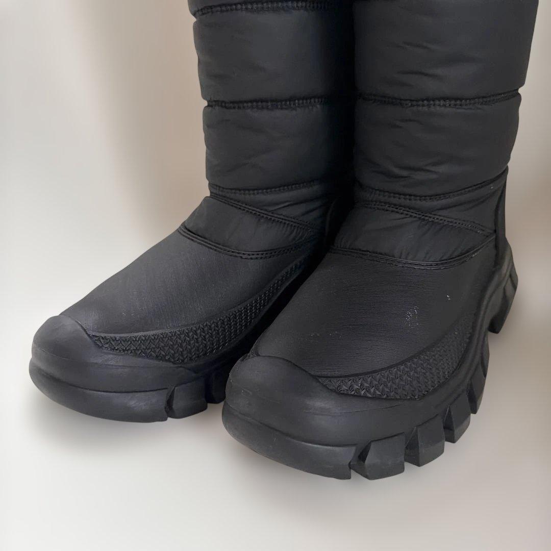 HUNTER スノーブーツ ロングブーツ イントレピッド ブラック
