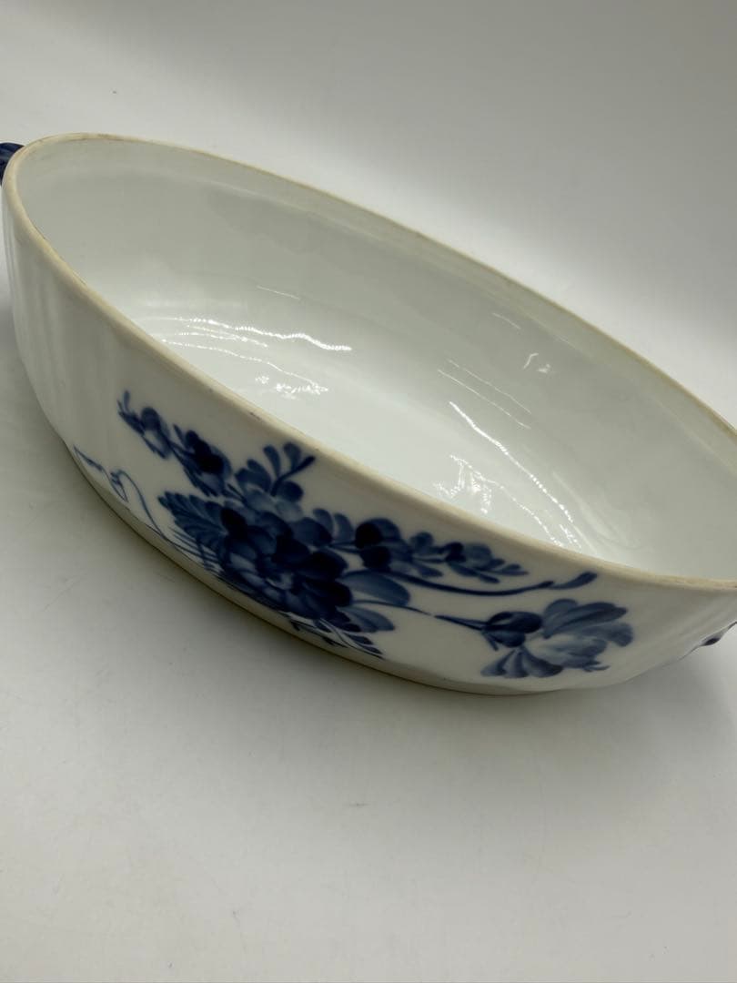 ロイヤルコペンハーゲン ボウル　ブルーフラワーカーブ 蓋つき　ベジタブルボウル