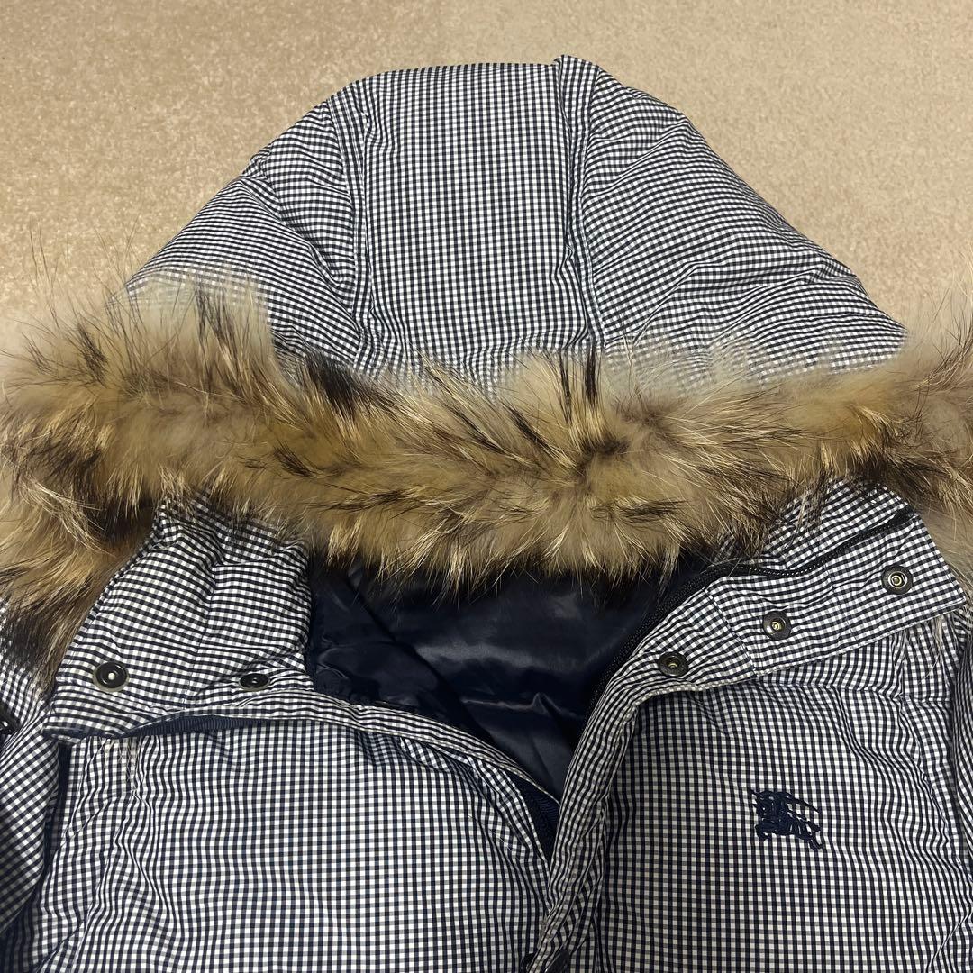 バーバリーブラックレーベル　ダウン　ベスト