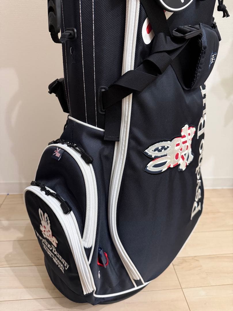 【極美品】Psycho Bunny スタンド付きキャディバッグ　サイコバニー