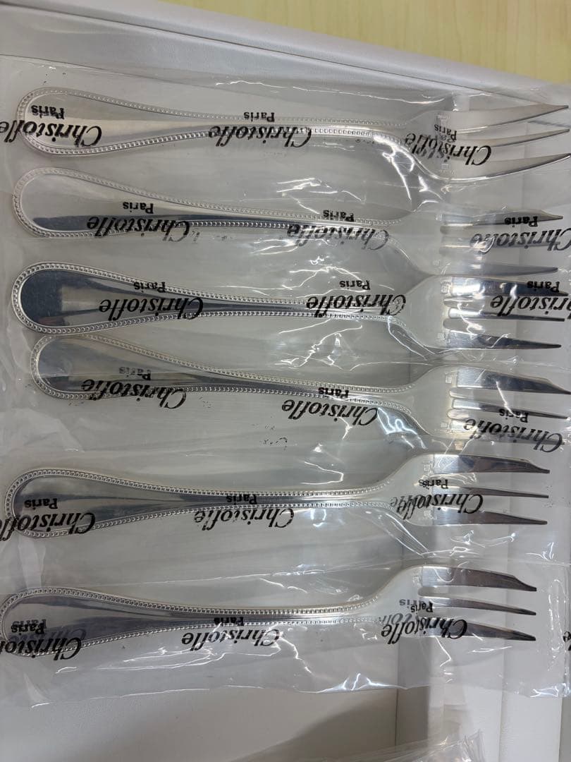 Christofle カトラリーセット 12点　クリストフル　 未使用 銀食器