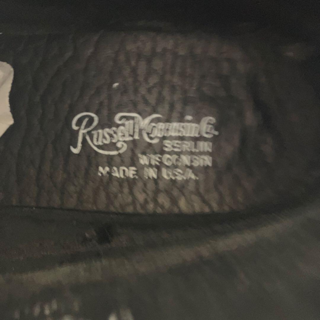 ラッセルモカシン　新品未使用　アメリカ製　3ホール　本革シボレザー　ミドルブーツ