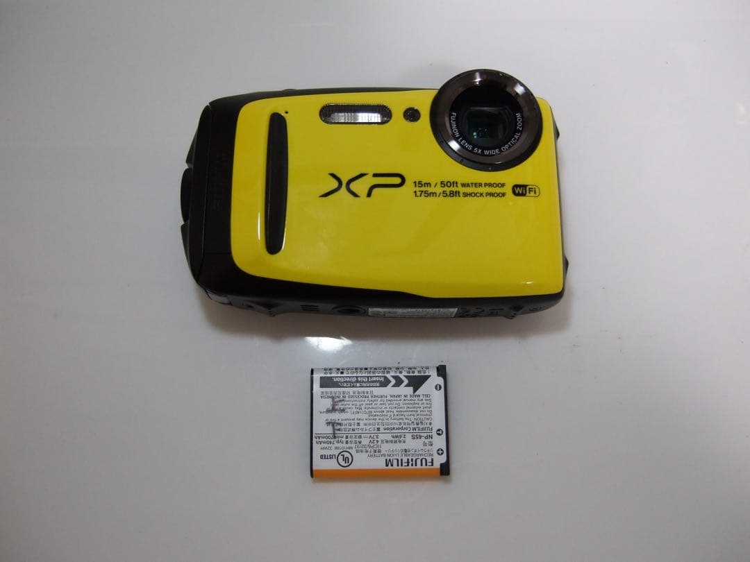 (良品)フジフイルム FinePix XP90 イエロー /オールドコンデジ