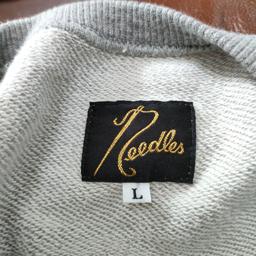 Needles（ニードルス） 別注 ペンキ加工クルーネックスウェット