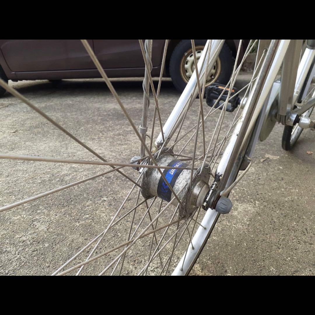 【引取り限定】ブリヂストン　アルベルト　自転車　27　スペアキー2つ　説明書