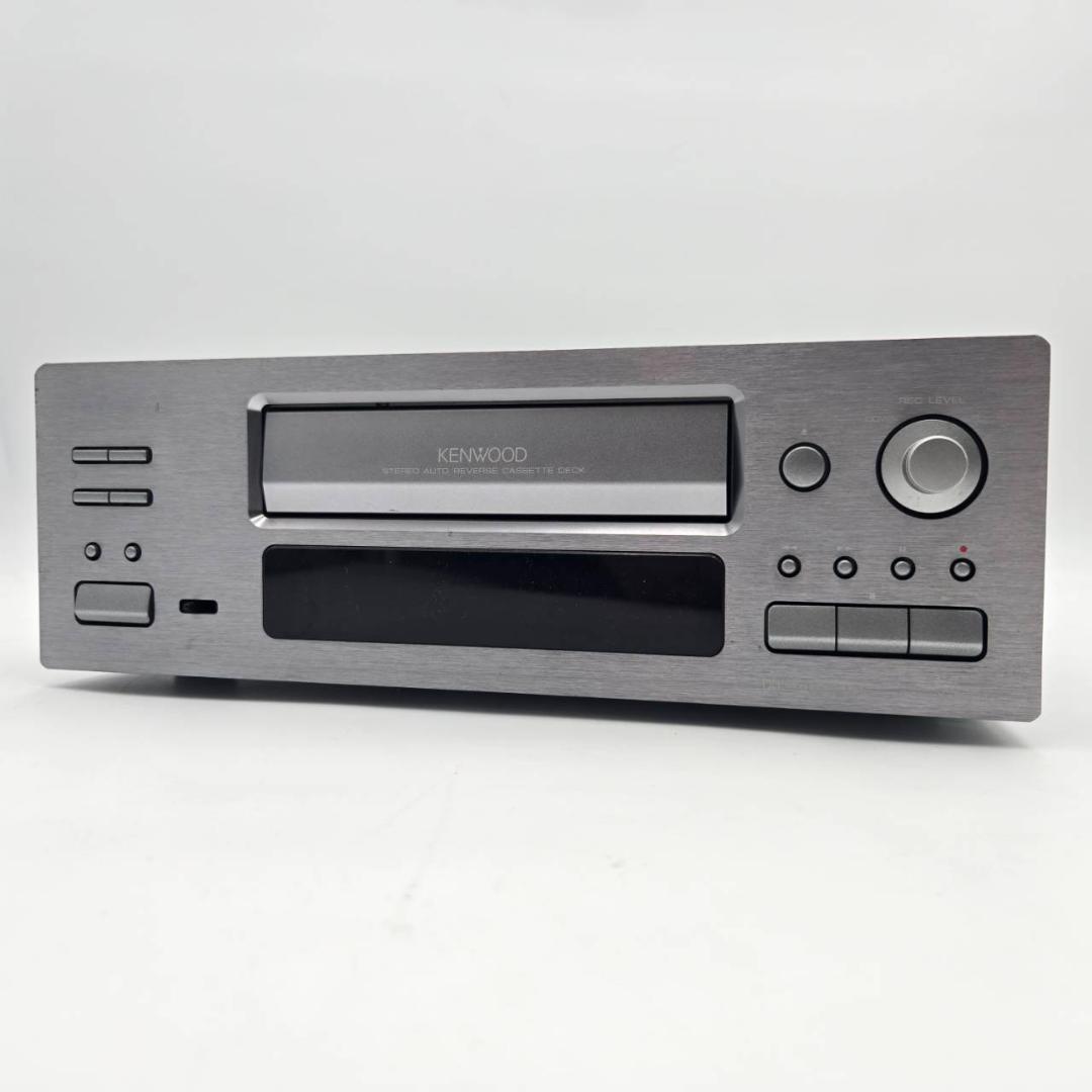 KENWOOD X-1001 ステレオ カセットデッキ 通電OK オーディオ