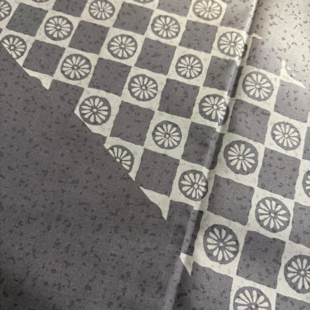 本場縞大島紬 染め大島 もり絹織物 美しい染め 証紙付き 付下げ AK-4924