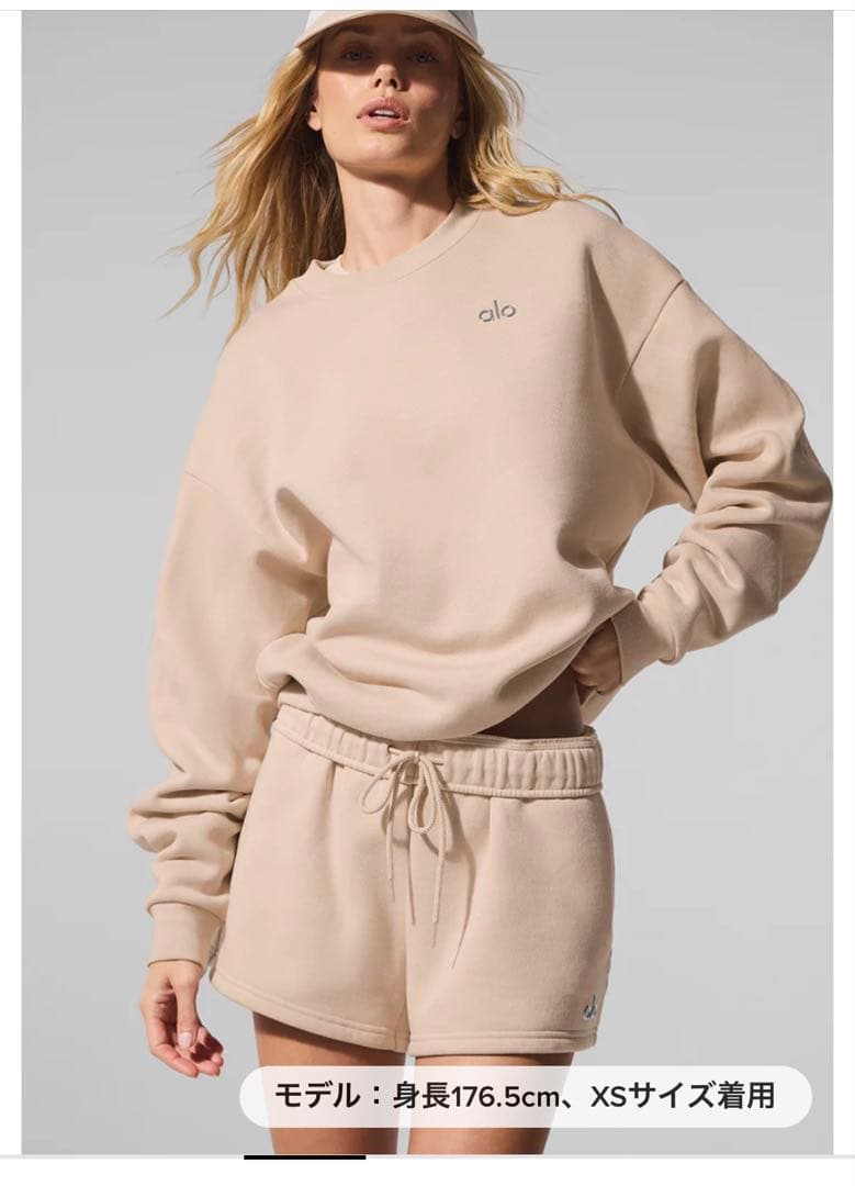 Alo アロヨガ　スウェット グレー　XS