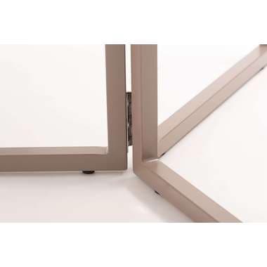 【メーカー直送】東谷 GDT-10SS フォールディングラウンドテーブルベージュ