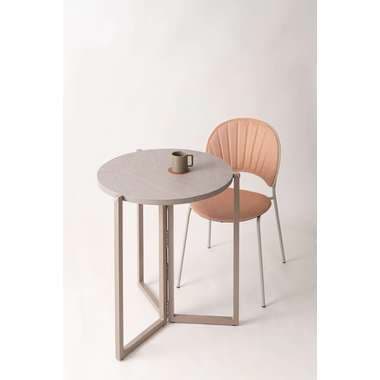 【メーカー直送】東谷 GDT-10SS フォールディングラウンドテーブルベージュ